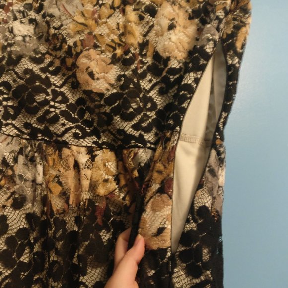 🏷️2/$15 Top Shop Floral Lace A-Line Dress - Picture 8 of 8